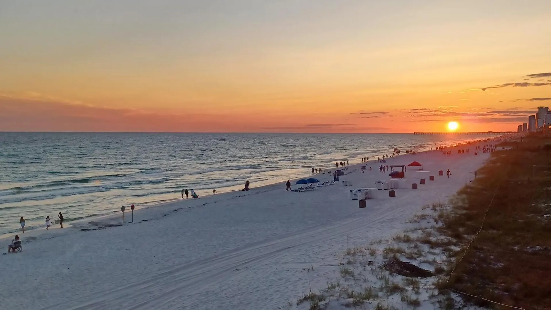 Couples Getaway, Honeymoon Sweet, Perfectly Cozy Beach Front Condo With Kitchen, Pool, Free Parking,Check-In At Door Panama City Beach 0*,